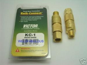 Victor 0656-0000 Kwik-Connect Torch Hose Connectors KC-1