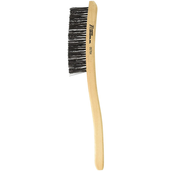 United Abrasives SAIT 05764 3 x 14 Carbon Steel Scratch Brush V-Groove Scratch Brush, 12 pack