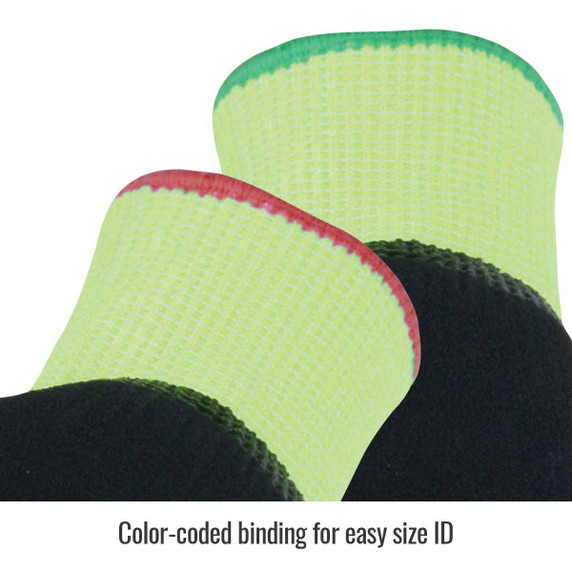 Black Stallion GR4030-HB AccuFlex A5 Cut Resistant Sandy Nitrile Coated Glove, Large