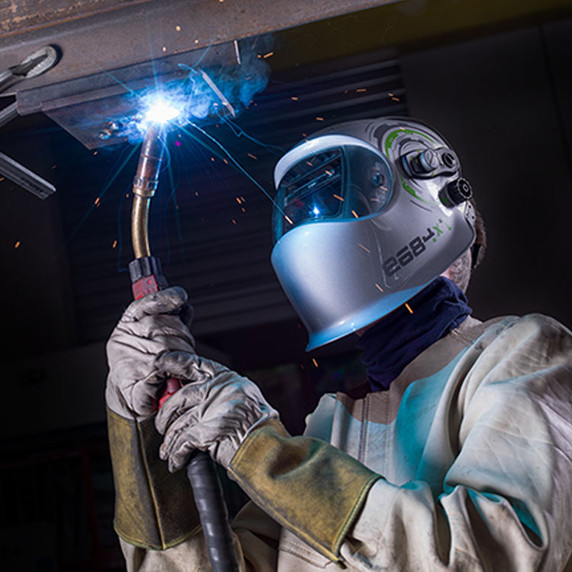 Optrel 1006.500 E684 Auto Darkening Welding Helmet, Silver