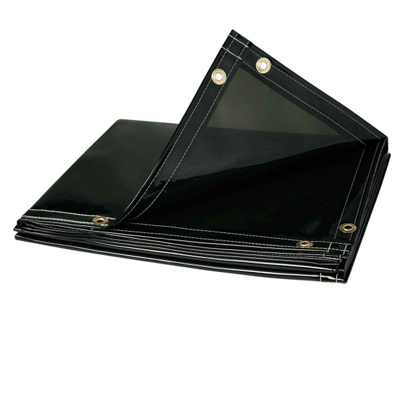 Steiner 322-8X10 8x10 ft ArcView™ 14 mil Flame Retardant Tinted Transparent Vinyl Welding Curtain - Shade 8