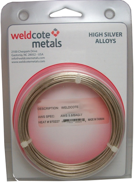 Weldcote "45CF" 1/16" x 1 troy oz coil Cadmium Free