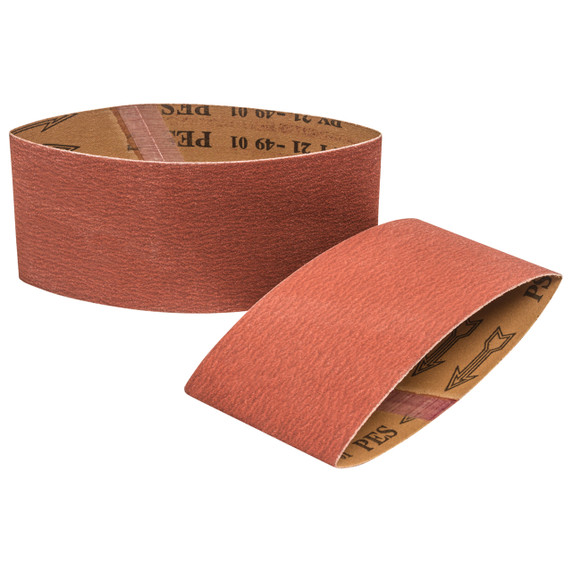 Walter 07F371 3-1/2x15-1/2 Coolcut XX Zirconium Linear Finishing Cloth Drum Belts 120 Grit, 5 pack