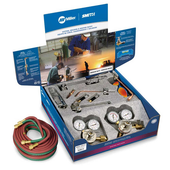 Miller Smith MBA-30510 Medium Duty Acetylene Outfit w/acc, CGA 510