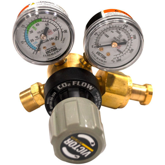Victor 0781-4225 GF150-50-320 Light Duty Carbon Dioxide Flowgauge, CGA-320