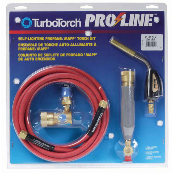 TurboTorch 0386-0838 PL-4TDLX Proline Self Lighting Kit Size 4