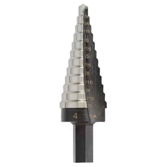 Irwin 10234 3/8" Shank Step Drill Unibit 3/16" - 7/8"