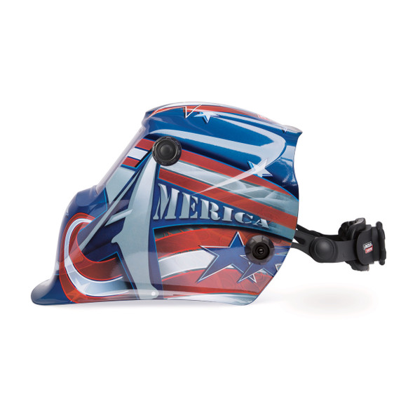 Lincoln Electric K3173-4 Viking 1840 Series Auto Darkening Welding Helmet, All American