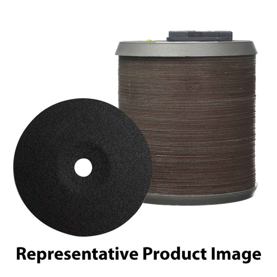 United Abrasives SAIT 54120 7x7/8 Bulk Silicon Carbide Closed Coat Fiber Grinding Discs 120 Grit, 100 pack