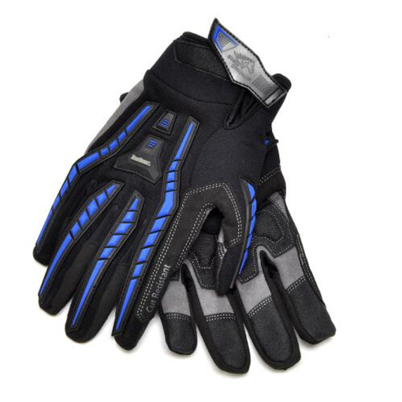 Black Stallion Toolhandz GX102 Cut Resistant Padded Mechanics Gloves, Large