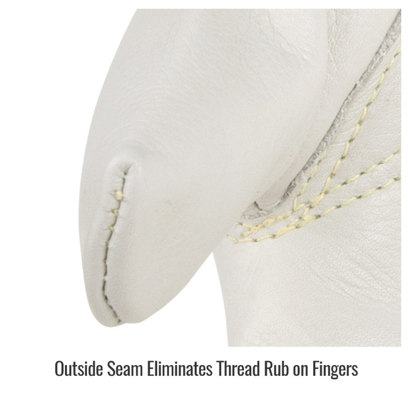 Black Stallion 87K Grain Cowhide Palm Drivers Glove with Split Cowhide Back, Kevlar® Stitched - Large, 12 Pack