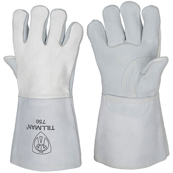 Tillman 750 Premium Top Grain Elkskin Stick Welding Gloves, Large