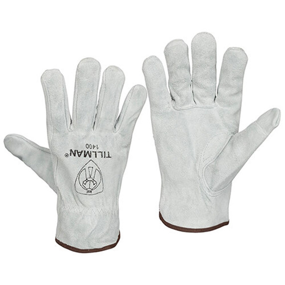 Tillman 1400MB Bulk Shoulder Split Cowhide Drivers Gloves, Unlined, Medium, 12 pack