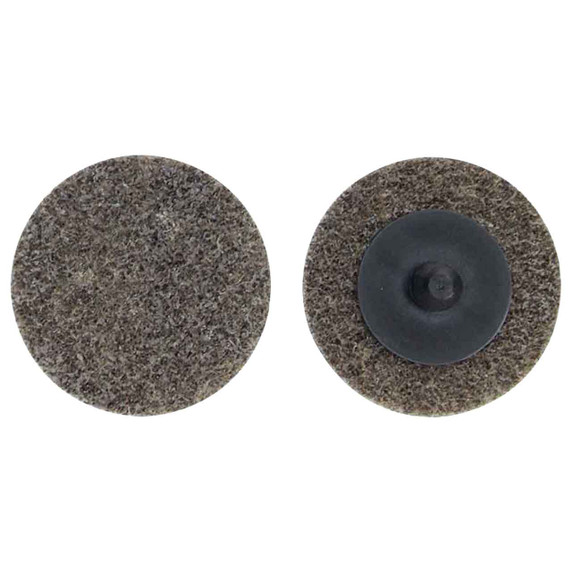 Norton 66261014898 3x1/4” Bear-Tex NEX Rapid Blend AO TR (Type III) Non-Woven Quick-Change Unified Wheels, Medium, Density 2-3, 40 pack