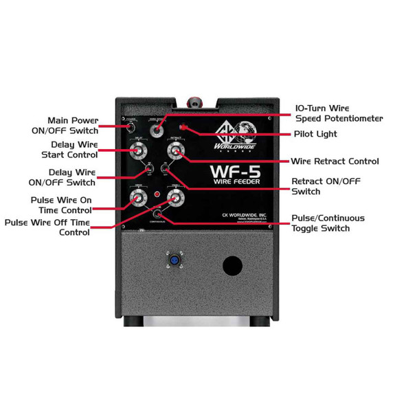 CK Worldwide Cold Wire Feeder, Feed Unit, 30-45DR, WF5-035