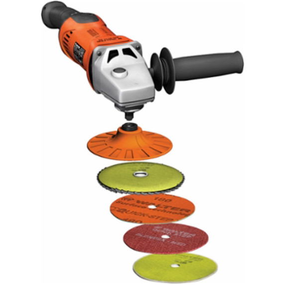 Walter 30A265 Quick-Step Big-Buff III for Polishing, Sanding, Buffing 6265-C