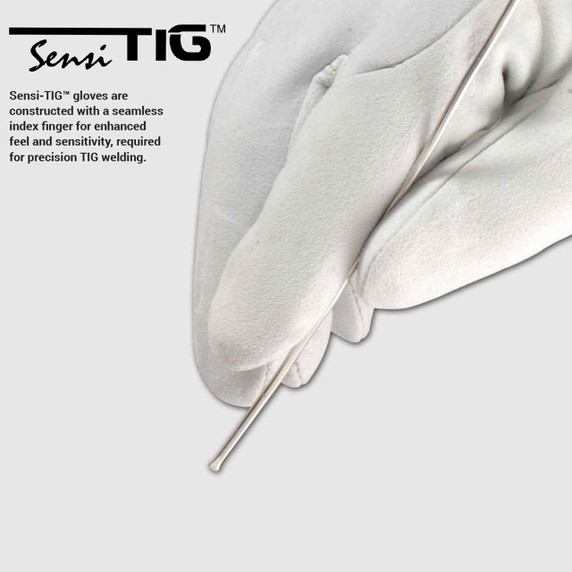 Steiner 0224K SensiTIG Premium Grain Goatskin Kevlar Lined TIG Welding Gloves, X-Large