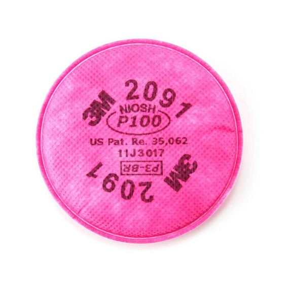 3M™ Particulate Filter 2091/07000(AAD), P100, 50 pack