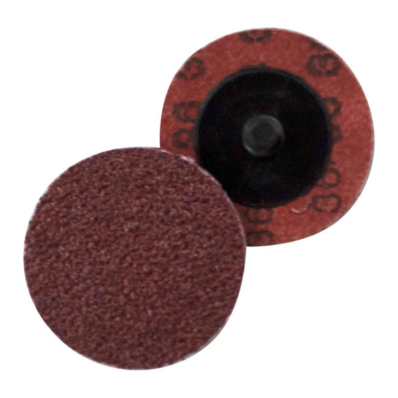 Norton 69957399706 2" Merit Aluminum Oxide TR (Type III) Quick-Change Cloth Discs, 36 Grit, 100 pack