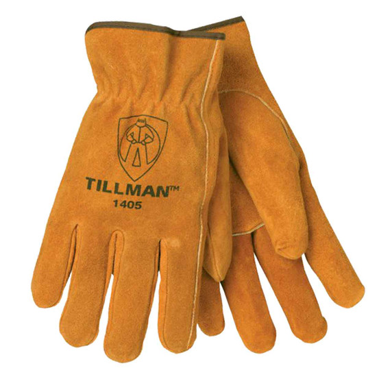 Tillman 1405 Brown Shoulder Split Cowhide Drivers Gloves, Small