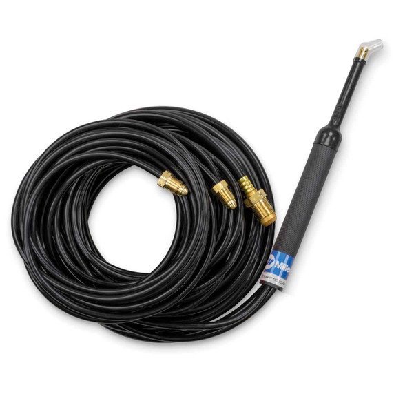 Miller Weldcraft W-125 Micro TIG Torch Kit, Medium, 25', Vinyl, WP-125M-25