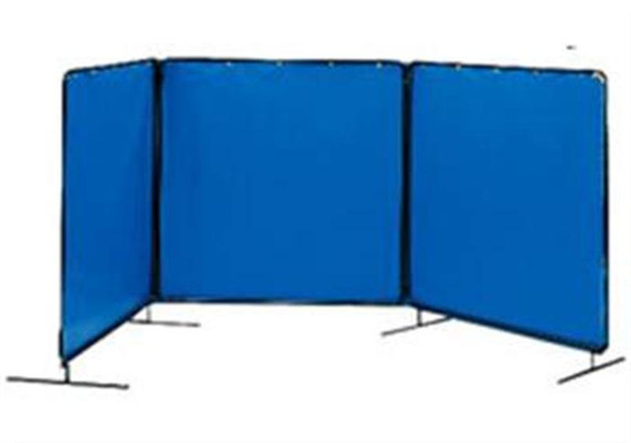 Tillman 6043666 6x6 ft Blue Vinyl Welding Curtain with Frame