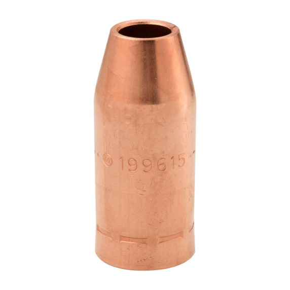 Miller 199615 Nozzle, Copper 1/2 In Orifice Tapered