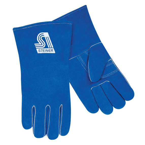 Steiner 2519Y Standard Shoulder Split Cowhide Stick Welding Gloves, ThermoCore Foam Lined, Large