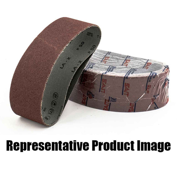 United Abrasives SAIT 63385 2-1/2x14 SAIT-Saver LA-X Aluminum Oxide Portable Sander Belt, 100 Grit, 10 pack