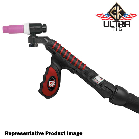 CK UltraTIG FL150 USFL1512SF Air Cooled TIG Torch Kit, Flex-Loc, 150A, 12.5', 1-Piece, Super-Flex