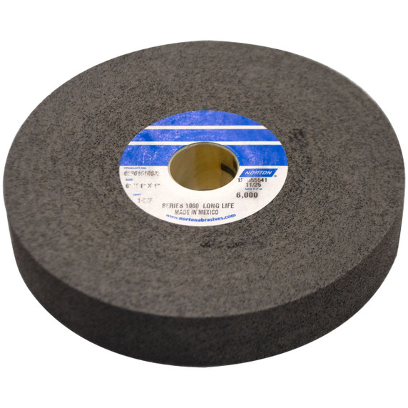 Norton 66261018632 6x1x1 In. Bear-Tex Series 1000 Silicon Carbide Fine Grit Non-Woven Convolute Wheels, Density 9, 3 pack