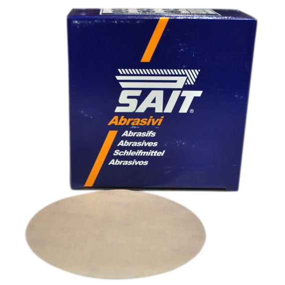 United Abrasives SAIT 37623 6" 4S Premium Hook and Loop Paper Discs No Vacuum Holes 500C Grit, 50 pack