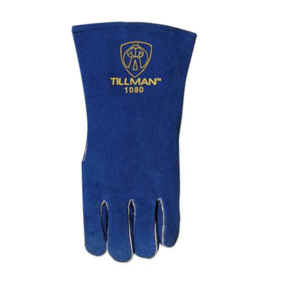 Tillman 1080 14" Prem. Split Cowhide Lined Welding Glove, Left Hand Only, Large