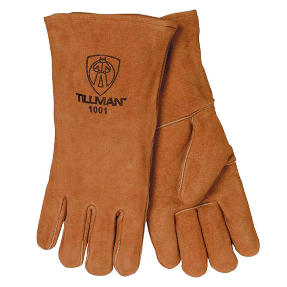 Tillman 1001 14" Shoulder Split Cowhide Welding Gloves, Large, 12 pack