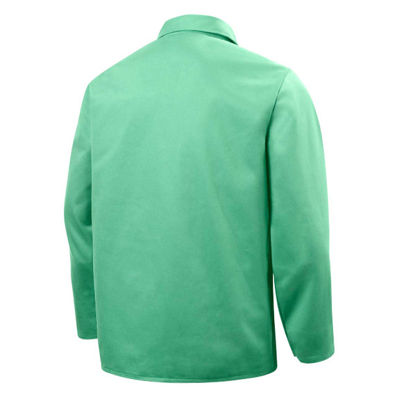 Steiner 1038-L 30" 12oz. Green FR Cotton Jacket, Large