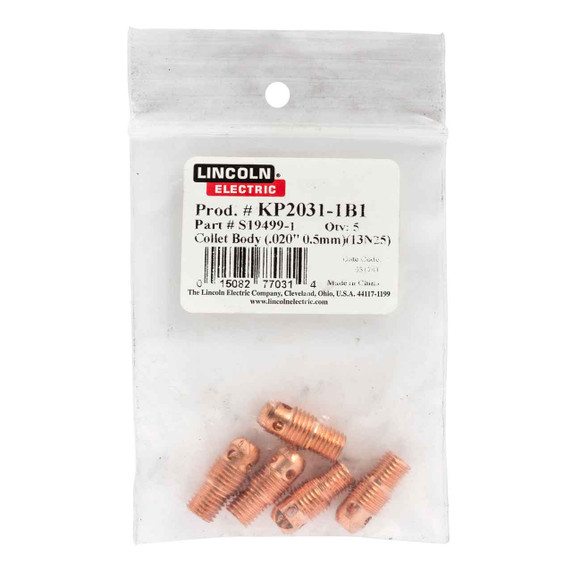 Lincoln KP2031-1B1 Collet Body, .020", 13N25, 5 pack