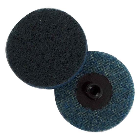 United Abrasives SAIT 77209 2" Sait-Lok Non-Woven Surface Conditioning Discs Very Fine Grit BLUE, 50 pack