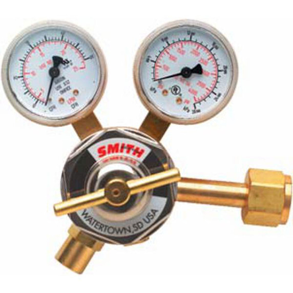 Miller Smith 31-50-320 CO2 Single Stage Flow Gauge Regulator, CGA 320