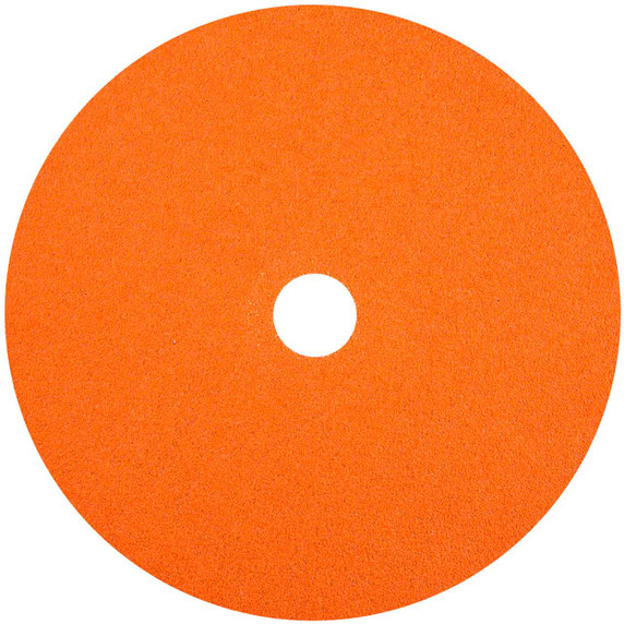 Norton 69957370204 7 x 7/8 in. BlazeX F970 Premium Ceramic Alumina Fiber Discs, 80 Grit, Coarse, 25 pack