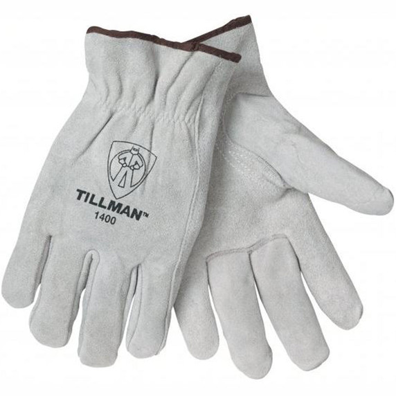 Tillman 1400 Standard Shoulder Split Cowhide Drivers Gloves, Unlined, X-Large