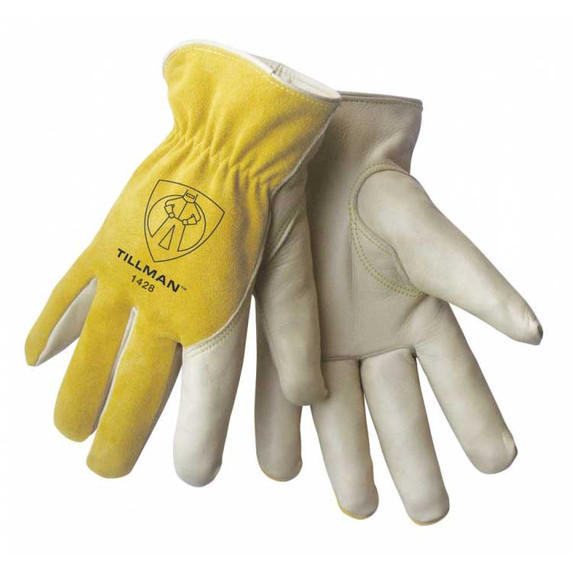 Tillman 1428 Top Grain/Split Cowhide Drivers Gloves, Small