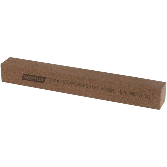 Norton 61463686100 4x1/2x1/2 In. India AO Square Abrasive Files, Medium Grit, 5 pack