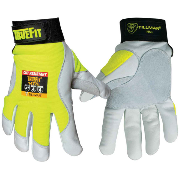 Tillman 1477 TrueFit Cut Resistant Premium Goatskin Performance Gloves, Small
