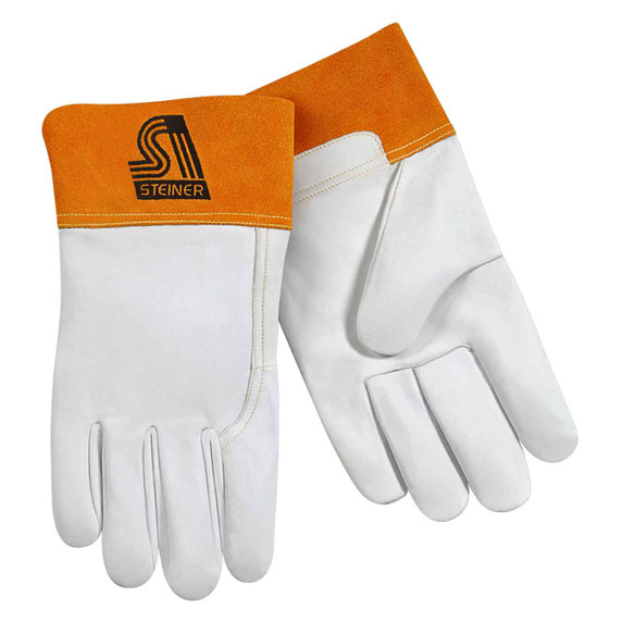 Steiner 0228 SensiTIG Top Grain Goatskin Unlined TIG Welding Gloves, Medium