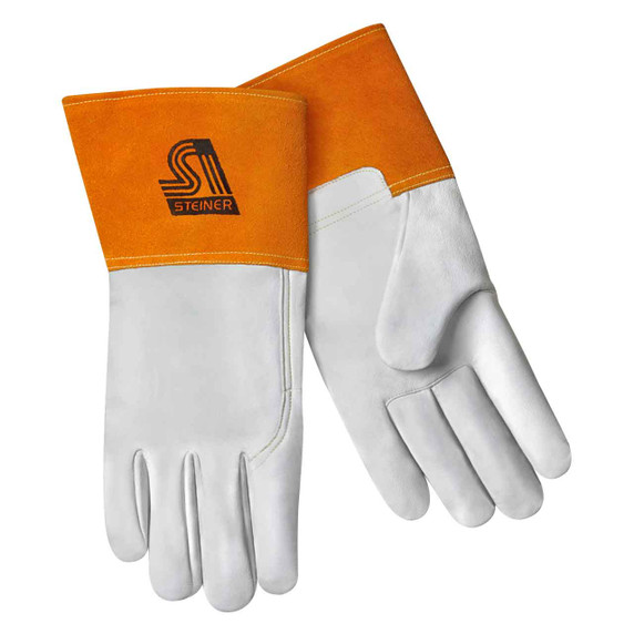 Steiner 0227 SensiTIG Top Grain Goatskin Unlined TIG Welding Gloves, Small