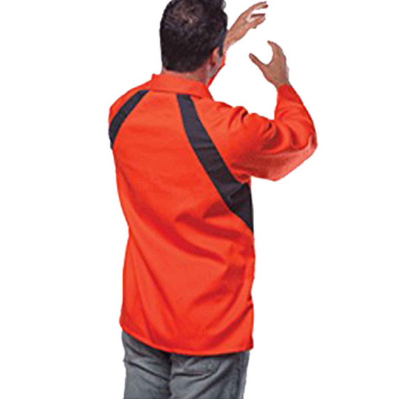 Tillman 6360 Cotton Westex FR7A Fabric Welding Jacket, 30" 9 oz, Orange, X-Large