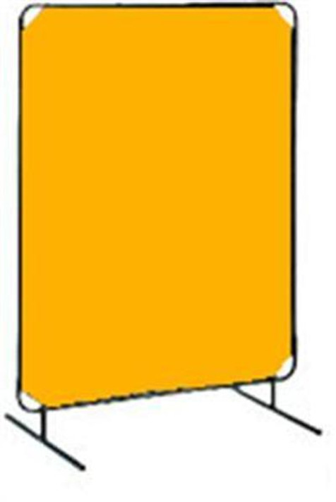 Tillman 6011068 6x8 ft Yellow Vinyl Welding Curtain with Frame