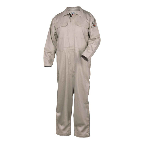Black Stallion CF2215-ST Deluxe FR Cotton Coverall, Arc Rated, Stone Khaki, 4X-Large