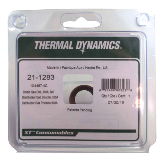 Thermal Dynamics 21-1283 Shield Gas Distributor, 300A, Ms