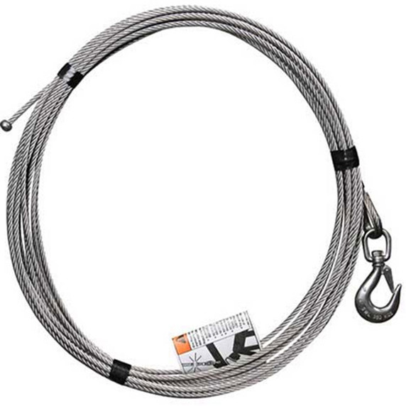 OZ Cable Assembly, Stainless Steel, 1/4" x 55 ft, OZSS.25-55B